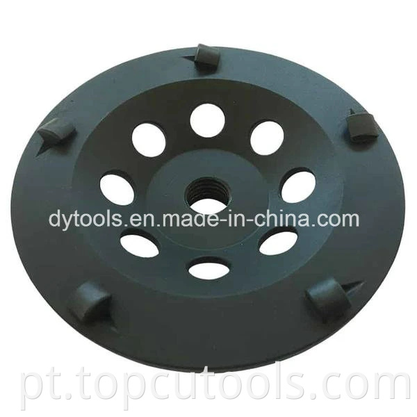 PCD Retinging Cup Wheel Diamond Tools Disc for Epoxy Piso Remoção